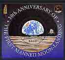 Solomon Islands 1999 30th Anniversary of First Manned Moon Landing perf m/sheet unmounted mint, SG MS 940, stamps on , stamps on  stamps on space, stamps on  stamps on apollo