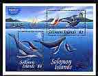 Solomon Islands 1997 Pacific '97 Stamp Exhibition (Whales) perf m/sheet unmounted mint, SG MS 888, stamps on , stamps on  stamps on marine life, stamps on  stamps on whales, stamps on  stamps on stamp exhibitions