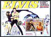 Somalia 2004 Elvis Presley #2 perf m/sheet (film poster in background), fine cto used, stamps on , stamps on  stamps on music, stamps on  stamps on personalities, stamps on  stamps on elvis, stamps on  stamps on entertainments, stamps on  stamps on films, stamps on  stamps on cinema