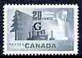 Canada 1950 Official Forestry Products 20c Official unmounted mint, SG O194, stamps on trees