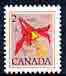 Canada 1977-86 Red Columbine 2c unmounted mint, from def set, SG 857*, stamps on , stamps on  stamps on flowers