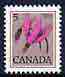 Canada 1977-86 Shooting Star 5c unmounted mint, from def set, SG 860, stamps on , stamps on  stamps on flowers