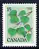 Canada 1977-86 Trembling Aspen 15c unmounted mint, from def set, SG 875, stamps on trees