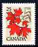 Canada 1977-86 Sugar Maple 25c unmounted mint, from def set, SG 877, stamps on , stamps on  stamps on trees