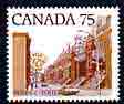 Canada 1977-86 Eastern City Street 75c unmounted mint, from def set, SG 881, stamps on architecture