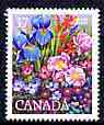 Canada 1980 Montreal International Flower Show 17c unmounted mint, SG 978*, stamps on , stamps on  stamps on flowers, stamps on  stamps on iris, stamps on  stamps on roses