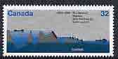 Canada 1984 25th Anniversary of St Lawrence Seaway 32c unmounted mint, SG 1122, stamps on ships, stamps on canals, stamps on rivers