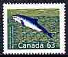 Canada 1988 Harbour porpoise 63c from Canadian Mammals & Architecture set unmounted mint, SG 1273b, stamps on animals, stamps on whales