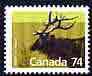 Canada 1988 Wapiti 74c from Canadian Mammals & Architecture set unmounted mint, SG 1274, stamps on animals, stamps on deer