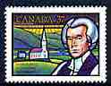 Canada 1988 Bicent of Consecration of Charles Inglis 37c unmounted mint, SG 1312, stamps on religion, stamps on stained glass, stamps on personalities