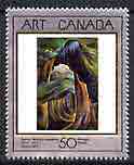 Canada 1990 Canadian Art - 4th series - Forest British Columbia' by Emily Carr 50c unmounted mint, SG 1421, stamps on , stamps on  stamps on arts, stamps on  stamps on trees