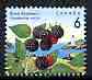Canada 1991 Black raspberry 6c from def set unmounted mint, SG 1464, stamps on fruit