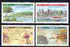 Canada 1992 International Youth Stamp Exhib 'Canada 92' set of 4 unmounted mint, SG 1487-90, stamps on , stamps on  stamps on stamp exhibitions, stamps on  stamps on explorers, stamps on  stamps on maps