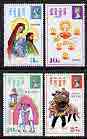 Fiji 1973 Festivals of Joy perf set of 4 unmounted mint, SG485-88, stamps on , stamps on  stamps on christmas, stamps on  stamps on candles, stamps on  stamps on 