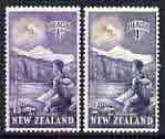 New Zealand 1954 Health - Climber perf set of 2 unmounted mint, SG 737-38, stamps on , stamps on  stamps on mountains, stamps on  stamps on 