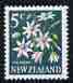 New Zealand 1967 Pikiarero 5c Clematis (from def set) unmounted mint, SG 851, stamps on , stamps on  stamps on flowers