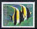 Micronesia 1993-96 Moorish Idol 55c unmounted mint, SG 288, stamps on fish, stamps on 