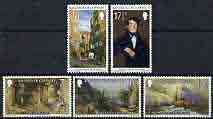 Guernsey 1980 Christmas - Peter Le Lievre Paintings perf set of 5 unmounted mint, SG 221-25