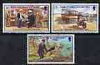 Guernsey 1980 60th Anniversary of Guernsey Police Force perf set of 3 unmounted mint, SG 214-16, stamps on , stamps on  stamps on police, stamps on  stamps on dogs, stamps on  stamps on  gsd , stamps on  stamps on motorbikes, stamps on  stamps on trucks