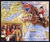 Guernsey 1996 Capex 96 Stamp Exhibition perf m/sheet unmounted mint, SG MS 704, stamps on stamp exhibitions, stamps on militaria, stamps on horses, stamps on maps, stamps on flags