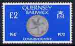 Guernsey 1979-83 Coins Â£2 unmounted mint, SG 197, stamps on coins