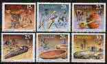 Zimbabwe 1990 Artefacts - the six values from def set, unmounted mint SG 774-79*, stamps on , stamps on  stamps on artefacts, stamps on  stamps on tobacco, stamps on  stamps on 