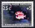 Netherlands Antilles 1960 Tropical Fish 25c+5c (from Cancer Fund set) unmounted mint, SG 423, stamps on fish, stamps on cancer, stamps on diseases