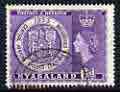 Nyasaland 1953 Rhodes Centenary Exhibition 6d fine cds used, SG 171, stamps on explorers