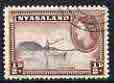 Nyasaland 1953-54 Lake Nyasa 1/2d (from def set) fine cds used, SG 173, stamps on lakes