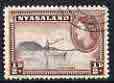 Nyasaland 1953-54 Lake Nyasa 1/2d (from def set) fine cds used, SG 173, stamps on , stamps on  stamps on lakes