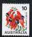 Australia 1970-75 Sturt's Desert Pea 10c coil stamp unmounted mint, SG 468d, stamps on flowers, stamps on 