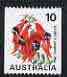 Australia 1970-75 Sturts Desert Pea 10c coil stamp unmounted mint, SG 468d, stamps on flowers, stamps on 