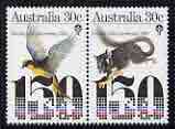 Australia 1984 150th Anniversary of Victoria se-tenant pair unmounted mint, SG 959a, stamps on birds, stamps on animals