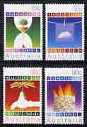 Australia 1985 Conservation perf set of 4 unmounted mint, SG 978-81, stamps on environment, stamps on water, stamps on energy, stamps on trees, stamps on clocks