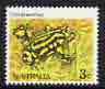 Australia 1981-83 Corroboree Frog 3c (perf 14 x 14.5) from Wildlife def set unmounted mint, SG 782a, stamps on reptiles, stamps on frogs