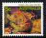 Australia 1984-86 Anglerfish 5c from Marine Life def set unmounted mint, SG 921, stamps on marine life, stamps on fish