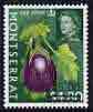 Montserrat 1968 Surcharged $5.00 on $4.80 Egg Plant unmounted mint, SG 199, stamps on , stamps on  stamps on food, stamps on  stamps on vegetables