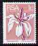 South Africa 1974-76 Iris 1c coil stamp perf 14 unmounted mint, SG 370a, stamps on flowers, stamps on iris