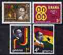 Ghana 1963 Founder's Day perf set of 4 unmounted mint, SG 315-18, stamps on , stamps on  stamps on constitutions, stamps on  stamps on flags, stamps on  stamps on fireworks