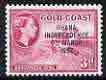 Ghana 1957-58 Manganese Mine 3d with Independence opt unmounted mint SG 175*