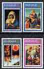 Bahamas 1973 Christmas perf set of 4 unmounted mint, SG 417-20, stamps on christmas, stamps on arts, stamps on murillo