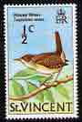 St Vincent 1970-71 House Wren 1/2c from def set unmounted mint, SG 285, stamps on birds, stamps on wrens