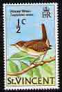 St Vincent 1970-71 House Wren 1/2c from def set unmounted mint, SG 285, stamps on , stamps on  stamps on birds, stamps on  stamps on wrens