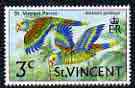 St Vincent 1970-71 Amazons 3c from def set unmounted mint, SG 288, stamps on , stamps on  stamps on birds, stamps on  stamps on parrots