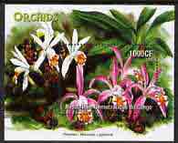 Congo 2005 Orchids perf m/sheet unmounted mint, stamps on flowers, stamps on orchids
