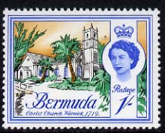 Bermuda 1962-68 Christ Church 1s (from def set) unmounted mint, SG 171, stamps on , stamps on  stamps on churches