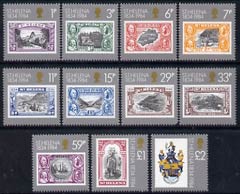 St Helena 1984 150th Anniversary Stamp on Stamp def set complete unmounted mint, SG 423-35, stamps on stamp on stamp, stamps on , stamps on stamponstamp