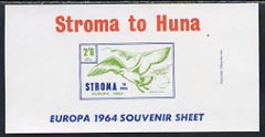 Stroma 1964 Europa imperf m/sheet 2s6d (Herring Gull) unmounted mint, stamps on europa, stamps on birds