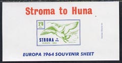 Stroma 1964 Europa imperf m/sheet 2s6d (Herring Gull) unmounted mint, stamps on , stamps on  stamps on europa, stamps on  stamps on birds