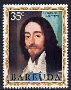 Barbuda 1970-71 English Monarchs SG 67 Charles I unmounted mint*, stamps on , stamps on  stamps on royalty, stamps on  stamps on scots, stamps on  stamps on scotland